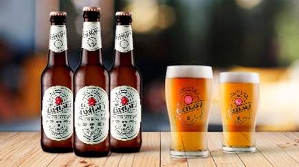 Rótulos de cerveja personalizados feitos pela LabelArt.